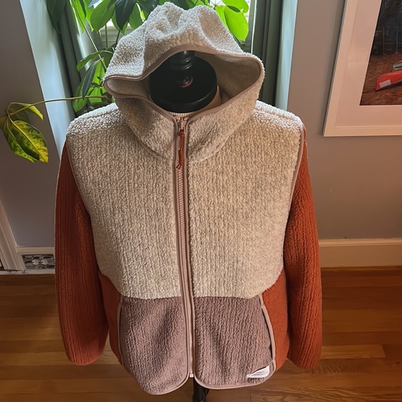 REI Jackets & Blazers - REI Co-op Aureum Sherpa Hooded Jacket Waterbuck Brown Xl